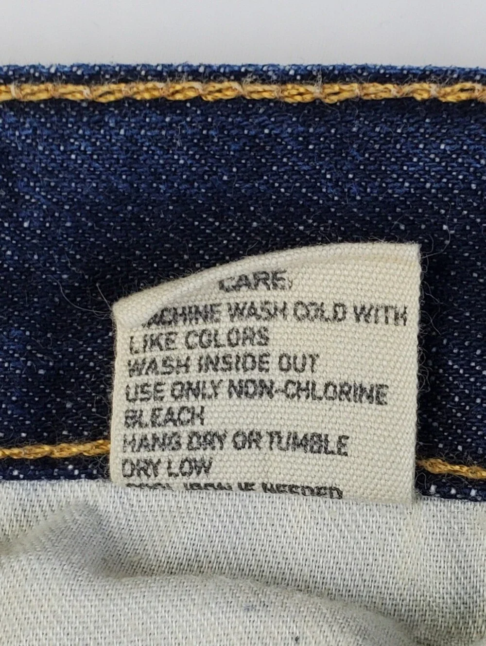Polo Ralph Lauren Mens Authentic Dungarees Dark Denim Jeans - Size 42 x 32 - EUC